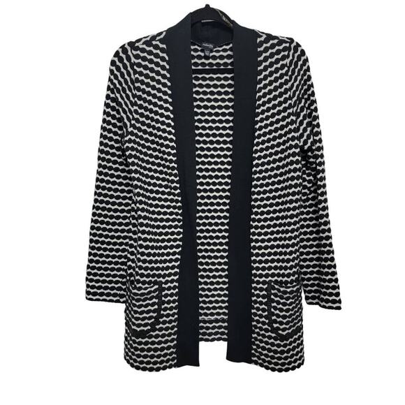 Rafaella Longline Cardigan Small Petite Y2K 90s Pockets - Picture 1 of 8